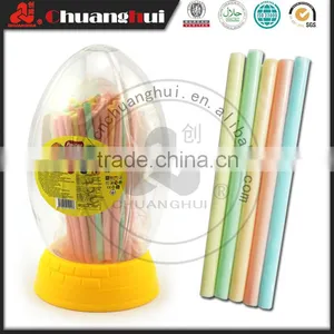Plastic Rugby Jar CC Stick Candy / 11cm CC Straw Candy In Football Bottle thumbnail-1