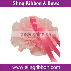 Satin Ribbon Flowers Making /handmade Ribbon Flowers/ribbon Flowers thumbnail-1