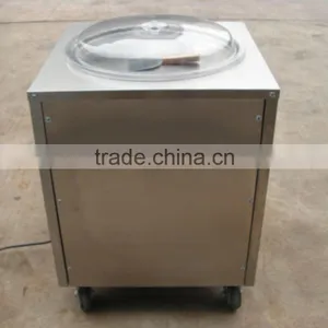 DHL Air Express to Door Worlwide Frozen Yogurt Rolls Fry Ice Cream Machine With Real Fruits thumbnail-5