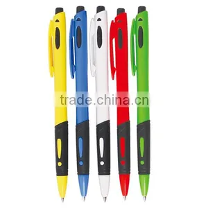 Good Quality Colorful Design Plastic Ball Pen thumbnail-1