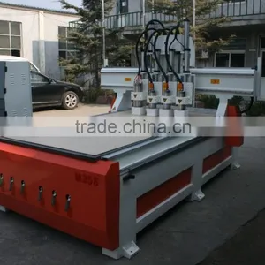 ATC Woodworking Cutting Machine With Eight Tools Holder and Vacuum Table thumbnail-5