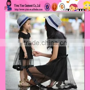2015 Hot Sale Factory Direct Family Clothes Printed Korean Style Fashion Latest Formal Dress Patterns thumbnail-4