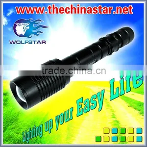 Super Bright LED Zoom Aluminum CREE T6 Tactical Torch thumbnail-1
