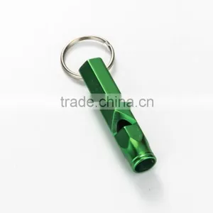 Aluminium Safety Whistle Sports Keychain thumbnail-1