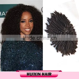 High Quality Russian Virgin Remy Kinky Curly Hair Weave thumbnail-5