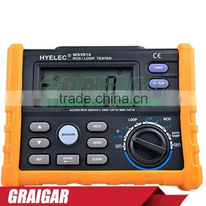 HYELEC MS5910 RCD Loop Tester Multimeter for GFCI Loop Resistance Testing thumbnail-1