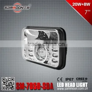 7 Inch Rectangle LED Head Light thumbnail-1