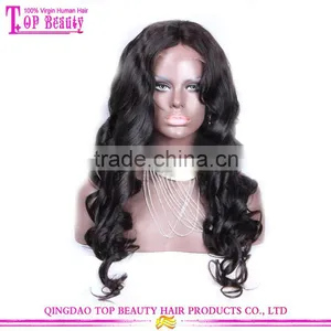 100% Natural Human Hair Full Lace Wigs Virgin Brazilian Part Anywhere thumbnail-2