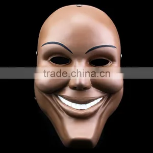 Newest Purge Movie Theme Mask Halloween Cosplay Mask Smile Face the Purge Resin Mask Replica thumbnail-1