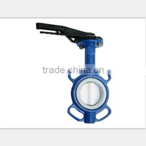 Cheap Price PTFE Lined DN100 Butterfly Valve thumbnail-2