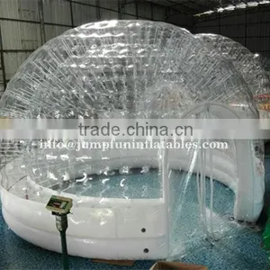 4m Dia Inflatable PVC Tent/Transparent Inflatable Dome/PVC Clear Bubble Tent Commercial thumbnail-4