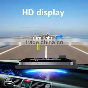 Universal GPS Car HUD Head Up Display KM/h & MPH Speeding Warning Smartphone Holder thumbnail-5