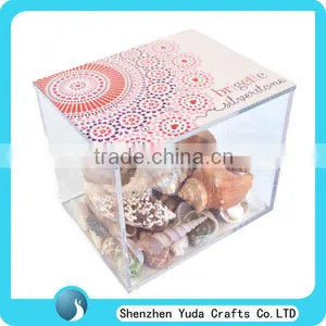 Delicate Acrylic Contemporary Storage Box for Personal Use Perspex Tea Box thumbnail-1