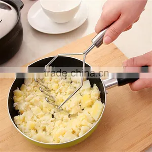 Potato Ricer Press Manual Potato Masher Blender Stainless Steel Potato Masher thumbnail-1