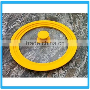 Top Quality Pot Gadgets Silicone Rim Glass Pot Lid Spill Stopper Lid thumbnail-1