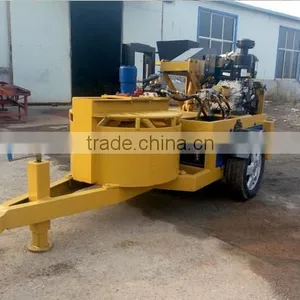 New Design SY1-20 Hydraulic Cement Clay Interlocking Brick Machine With Free Mixer Behind Price for Sale thumbnail-3
