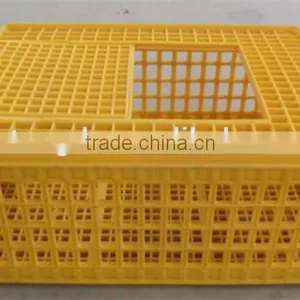 Yellow Plastic Crates, Chicken Transport Baskets, Cages for Chicken thumbnail-1