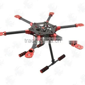 700mm 3K Carbon Fiber Self-lock Umbrella Folding-arm Hexacopter Frame Kit With Landing Gear for RC Multicopter FPV thumbnail-2