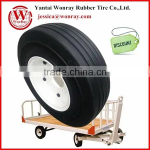 Semi Trailer Solid Tyre Match Rim Airport Use 4.00-8 3.75 Etc. thumbnail-1