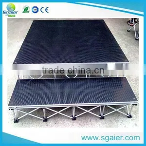 4ft*8ft,3.3ft*3.3ft Aluminum /steel Folding Stage for Sale thumbnail-3
