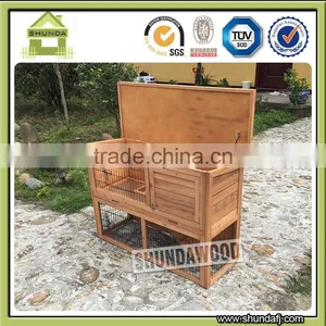 SDR001L-T Wholesale Double Decker Metal Try Rabbit Hutch Designs thumbnail-4