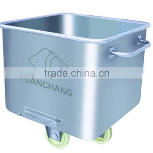 Multifunction Stainless Steel Kitchen Hopper Trolley thumbnail-1