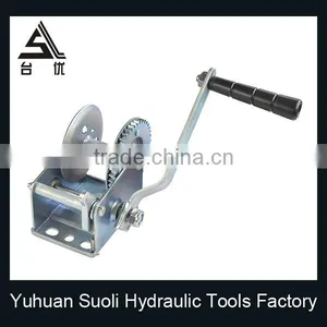 Manufacturing 1200lbs Galvanized Free Fall Auxiliary Winch With Cable thumbnail-6