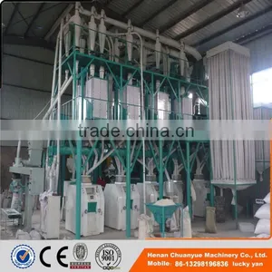 30tpd., 50tpd, 100tpd Low Noise Wheat Flour Mill for Fine Wheat Flour thumbnail-1
