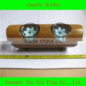 Exquisite Bamboo Artistic Candle Craft Holder thumbnail-1