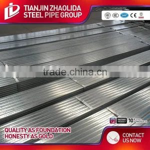 BS1387 SCH 40 60 ERW Galvanized Oval Shaped Steel Pipe for Greenhouse thumbnail-2