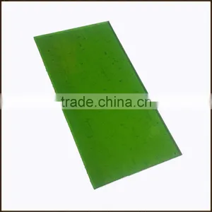 Light Green Transparent Tiffany Style Stained Glass for Church thumbnail-1