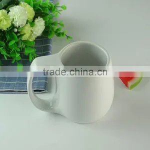 Wholesale Bulk Cheap Price Big White Drinking Ceramic Mug Cup thumbnail-2