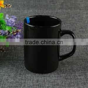 High Quality Cheap 300ml Matte Black Ceramic Coffee Mug Wholesale thumbnail-1