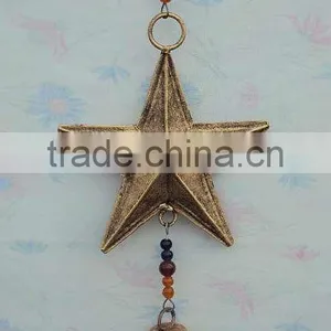 Metal Star Wall Hanging Decoration, India Wall Hanging Decoration, Metal Wall Art Decor, thumbnail-1