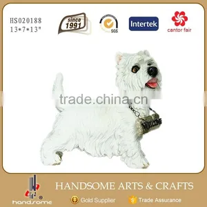 13 Inch Resin Decoration Outdoor Lifelike Watch Dog Animal Sculpture thumbnail-5