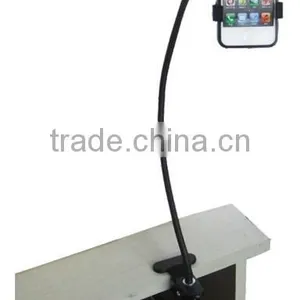 Clamp Mounting 360 Degree Rotation Flexible Long Arms Lazy Cell Phone Holder thumbnail-1