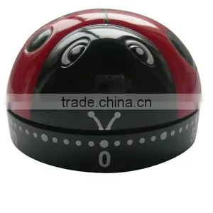 Cute Design Plastic Ladybug Shape Countdown Timer/kitchen Timer thumbnail-1