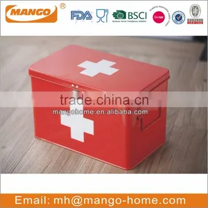 Hot Sale Indoor Colorful Metal First Aid Medicine Box thumbnail-2