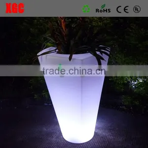 Colorful Plastic Flower Pot/nova Olla Floris, Remote Control Led Flower Pot,Plastic Flower Pots de China Fabrica de Muebles thumbnail-3
