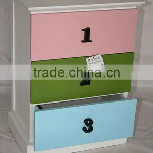 Countryside Style Nightstand Table thumbnail-1