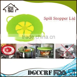 Hotsale FDA Grade Silicone Pot Cover Spill Stopper Lid Silicone Pot Cover Lid thumbnail-1