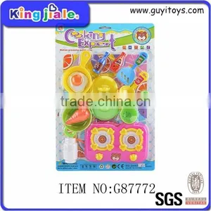 Funny Children Toys Musical Lighting Cooking Table Set Plastic Kids Play Kitchen thumbnail-1