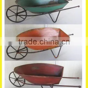 Convenient Cheap and Good Quality Metal Cart Planter thumbnail-1