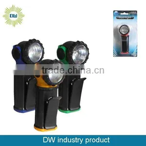 Small Plastic Flashlight With Rotary Head thumbnail-1