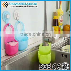Bathroom Silicone Bag, Hanging Soap Bag thumbnail-5