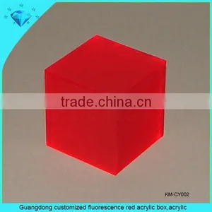Customized Rose Red Acrylic Box,colorful Acrylic Products thumbnail-4