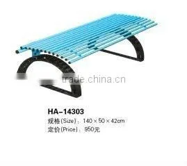 (HD-20102 ) Stainless Steel Bench Handrail and Hard Wood Bench /garden Furniture Outdoor Stainless Steel Bench thumbnail-6