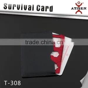 Colorfull Red Out Door Card ,Card Type Mini Multi-functional Survival Card thumbnail-1