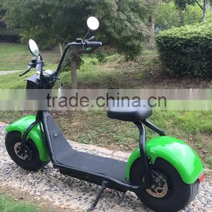 2016 Popular Harley Style Electric Scooter With Big Wheels Fashion City Scooter Citycoco thumbnail-1