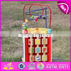 2017 новый дизайн веселой деревянной игрушки из бусин для детей W11B090 thumbnail-2
